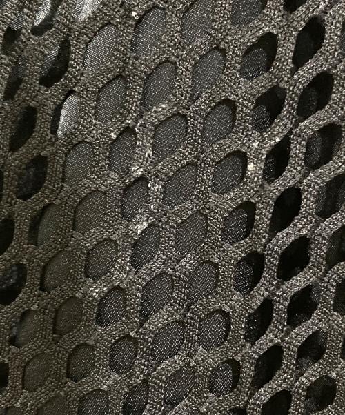 UN3D.（アンスリード）UN3D. (アンスリード) MESH ORIGAMI PLEATS SK(メッシュ オリジナル プリーツ） ブラック サイズ:36の古着・服飾アイテム