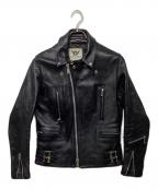 666666）の古着「ダブルライダースジャケット　LJM-1TF」｜ブラック