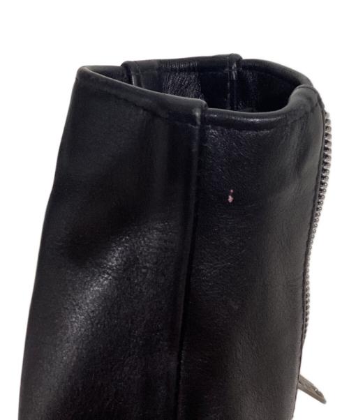 666（666）666 (666) ダブルライダースジャケット　LJM-1TF ブラック サイズ:34の古着・服飾アイテム