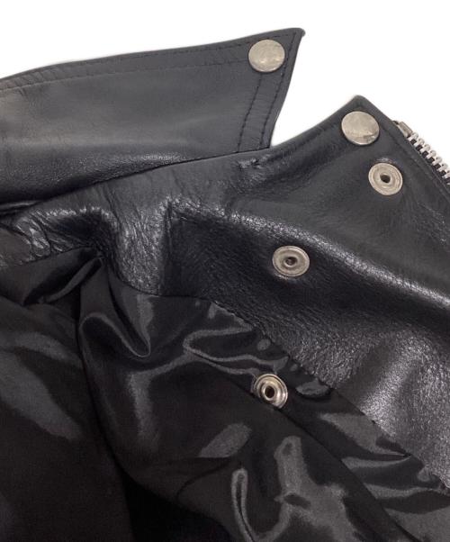 666（666）666 (666) ダブルライダースジャケット　LJM-1TF ブラック サイズ:34の古着・服飾アイテム