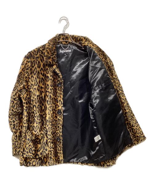 SUPREME（シュプリーム）SUPREME (シュプリーム) Leopard Faux Fur Coat ブラウン サイズ:Mの古着・服飾アイテム