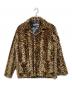 SUPREME（シュプリーム）の古着「Leopard Faux Fur Coat」｜ブラウン