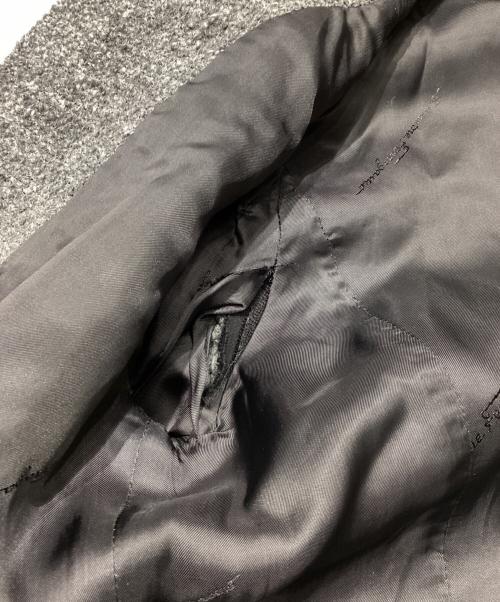 Salvatore Ferragamo（サルヴァトーレ フェラガモ）Salvatore Ferragamo (サルヴァトーレ フェラガモ) ノーカラーツイードジャケット グレー サイズ:44の古着・服飾アイテム