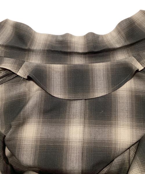 SOPHNET.（ソフネット）SOPHNET. (ソフネット) HIGH-TWIST OMBRE CHECK JACKET SPNT-252029 ブラウン サイズ:1の古着・服飾アイテム