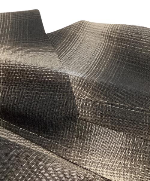 SOPHNET.（ソフネット）SOPHNET. (ソフネット) HIGH-TWIST OMBRE CHECK JACKET SPNT-252029 ブラウン サイズ:1の古着・服飾アイテム