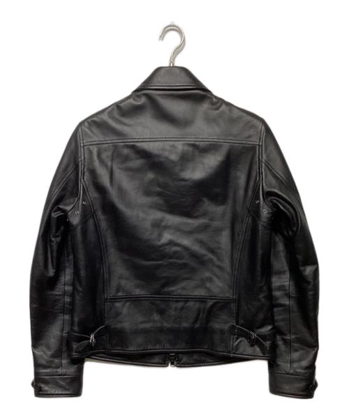 DENIM（デニム）DENIM (デニム) ラムレザージャケット　02-08-45-08002 ブラック サイズ:50の古着・服飾アイテム