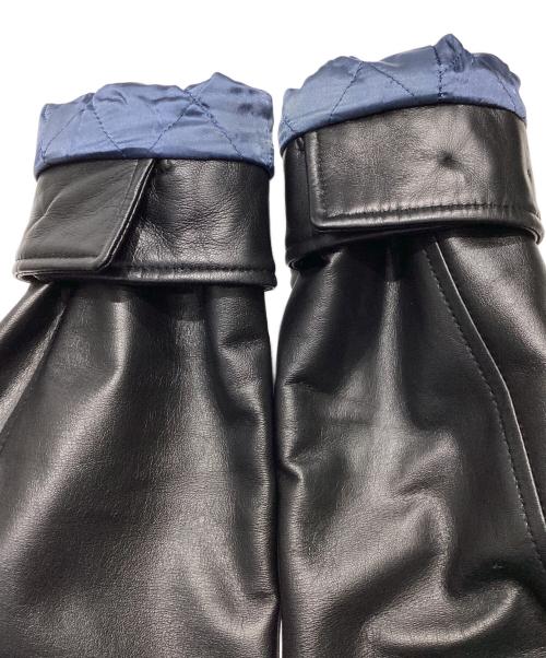 DENIM（デニム）DENIM (デニム) ラムレザージャケット　02-08-45-08002 ブラック サイズ:50の古着・服飾アイテム