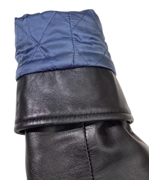 DENIM（デニム）DENIM (デニム) ラムレザージャケット　02-08-45-08002 ブラック サイズ:50の古着・服飾アイテム