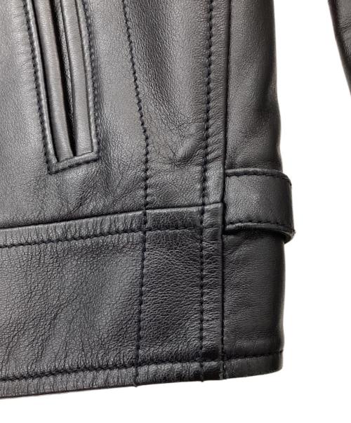 DENIM（デニム）DENIM (デニム) ラムレザージャケット　02-08-45-08002 ブラック サイズ:50の古着・服飾アイテム