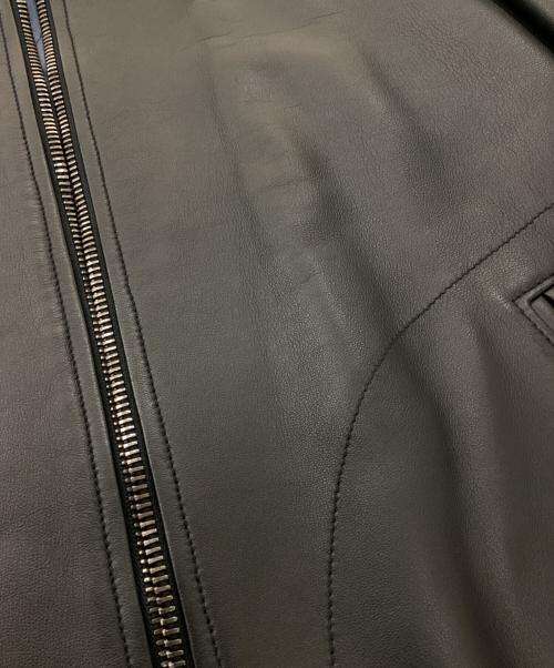 DENIM（デニム）DENIM (デニム) ラムレザージャケット　02-08-45-08002 ブラック サイズ:50の古着・服飾アイテム