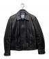 DENIM（デニム）の古着「ラムレザージャケット　02-08-45-08002」｜ブラック
