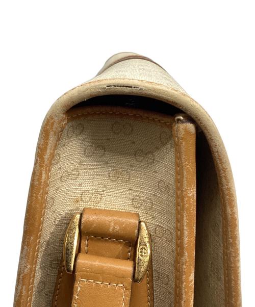 GUCCI（グッチ）GUCCI (グッチ) シェリーライン マイクロGG ショルダーバッグ ベージュの古着・服飾アイテム