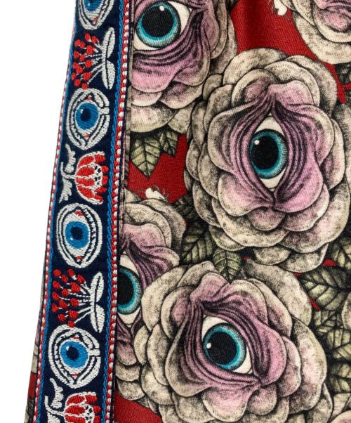 Yuko Higuchi（ユウコ ヒグチ）Yuko Higuchi (ユウコ ヒグチ) 眼花ジャージ アラジンパンツ マルチカラー サイズ:Lの古着・服飾アイテム