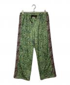 Yuko Higuchiユウコ ヒグチ）の古着「葉っぱジャージ アラジンパンツ」｜グリーン