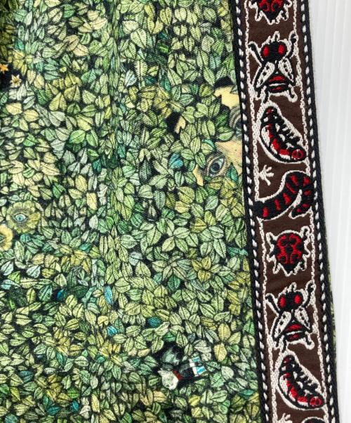 Yuko Higuchi（ユウコ ヒグチ）Yuko Higuchi (ユウコ ヒグチ) 葉っぱジャージ アラジンパンツ グリーン サイズ:Lの古着・服飾アイテム