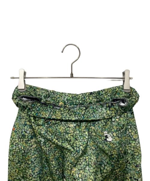 Yuko Higuchi（ユウコ ヒグチ）Yuko Higuchi (ユウコ ヒグチ) 葉っぱジャージ アラジンパンツ グリーン サイズ:Lの古着・服飾アイテム