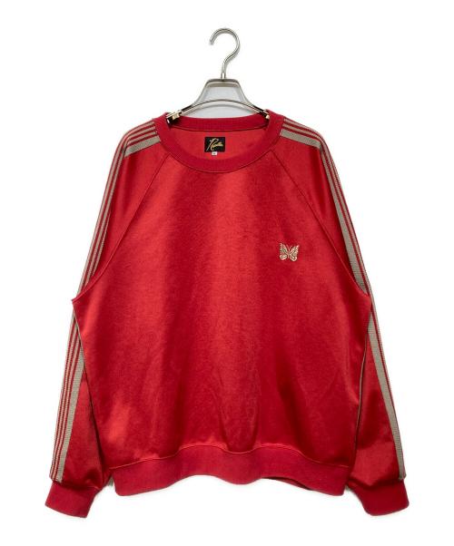 Needles（ニードルズ）Needles (ニードルズ) Track Crew Neck Shirt（トラック クルーネック シャツ) レッド サイズ:XLの古着・服飾アイテム