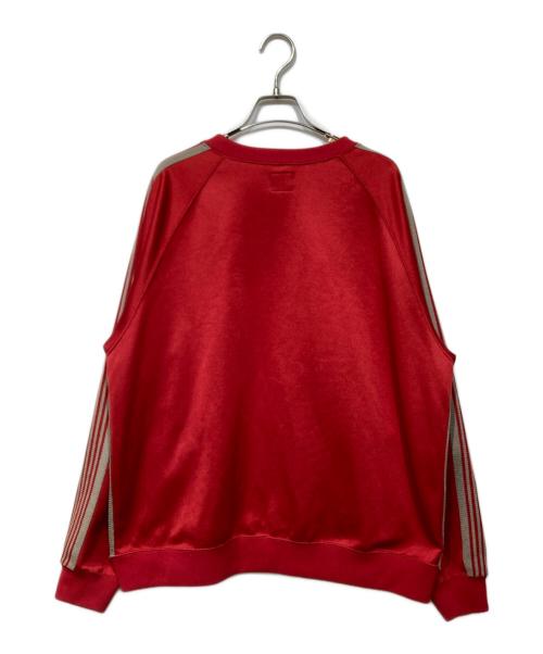 Needles（ニードルズ）Needles (ニードルズ) Track Crew Neck Shirt（トラック クルーネック シャツ) レッド サイズ:XLの古着・服飾アイテム