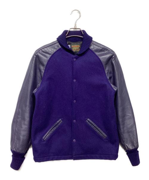 skookum（スクーカム）skookum (スクーカム) スタジャン パープル サイズ:38の古着・服飾アイテム