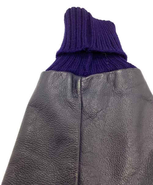 skookum（スクーカム）skookum (スクーカム) スタジャン パープル サイズ:38の古着・服飾アイテム