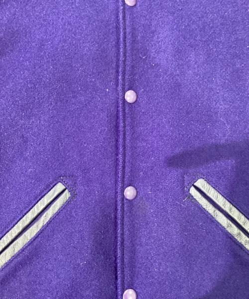 skookum（スクーカム）skookum (スクーカム) スタジャン パープル サイズ:38の古着・服飾アイテム