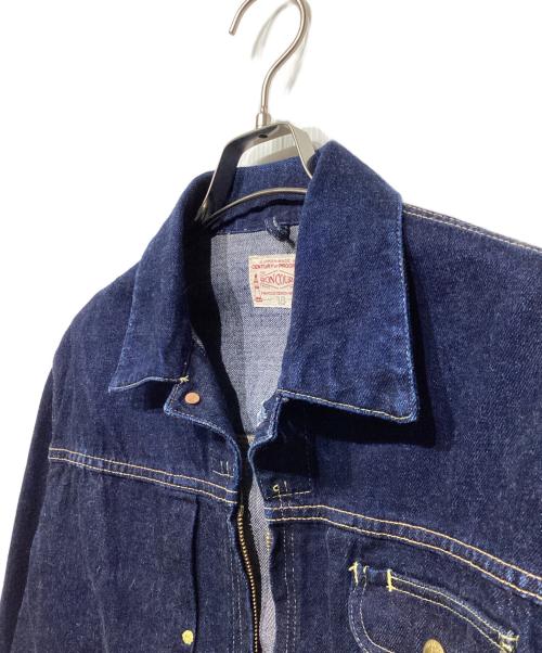BONCOURA（ボンクラ）BONCOURA (ボンクラ) Z1型ジップアップデニムジャケット インディゴ サイズ:38の古着・服飾アイテム