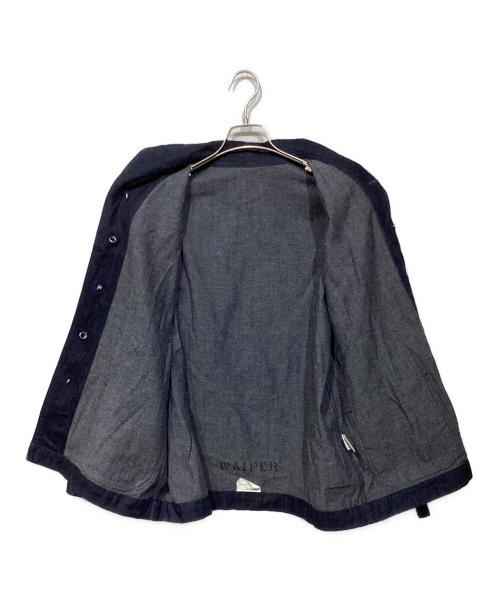 waiper（ワイパー）waiper (ワイパー) ショールカラーカバーオール　WP1038 インディゴ サイズ:38の古着・服飾アイテム