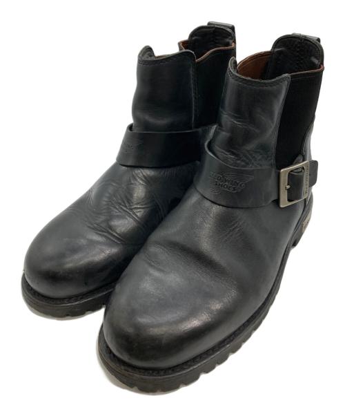 RED WING（レッドウィング）RED WING (レッドウィング) 977 モーターサイクルブーツ ブラック サイズ:7.5の古着・服飾アイテム