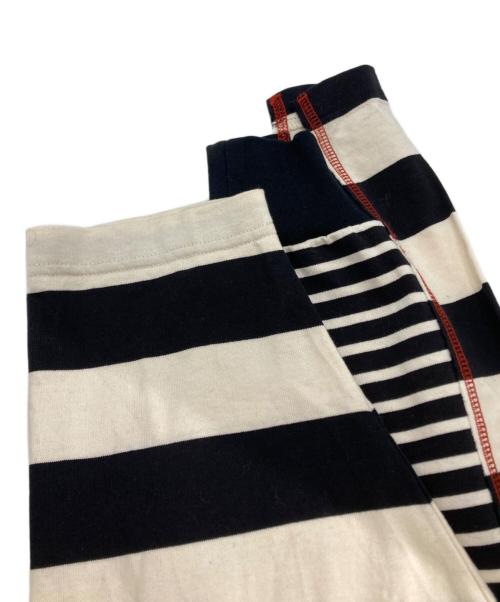 kolor/BEACON（カラービーコン）kolor/BEACON (カラービーコン) swiching border longsleeve t-shirt ホワイト×ブラック サイズ:3の古着・服飾アイテム