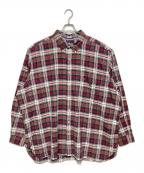RALPH LAURENラルフローレン）の古着「チェックBDシャツ」｜レッド