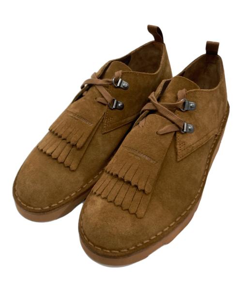 CLARKS（クラークス）CLARKS (クラークス) Engineered Garments (エンジニアドガーメンツ) Desert Khan スウェードブーツ ブラウン サイズ:26.5の古着・服飾アイテム