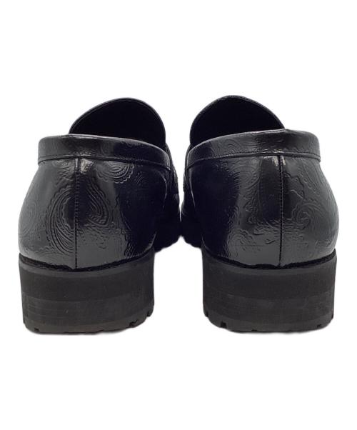 kenford（ケンフォード）kenford (ケンフォード) TANK SOLE LOAFERS / BLACK PAISLEY ブラック サイズ:27の古着・服飾アイテム