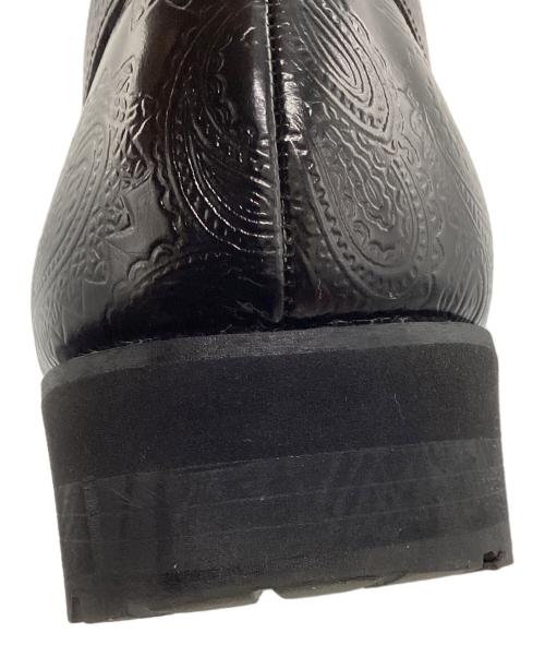 kenford（ケンフォード）kenford (ケンフォード) TANK SOLE LOAFERS / BLACK PAISLEY ブラック サイズ:27の古着・服飾アイテム