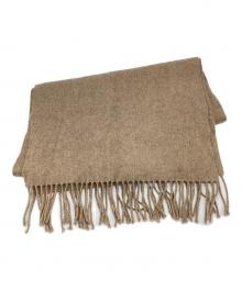 JOHNSTONS OF ELGIN（ジョンストンズオブエルガン）の古着「カシミヤマフラー」｜ベージュ