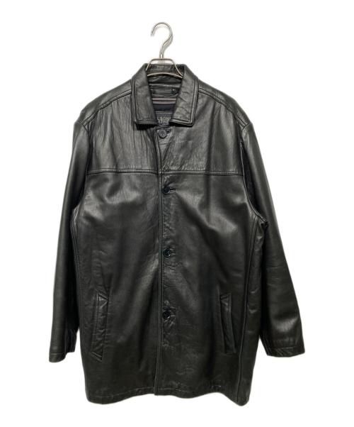 wilsons leather（ウィルソンズレザー）wilsons leather (ウィルソンズレザー) ライナー付レザーカーコート ブラック サイズ:XLの古着・服飾アイテム