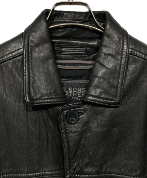 wilsons leather（ウィルソンズレザー）wilsons leather (ウィルソンズレザー) ライナー付レザーカーコート ブラック サイズ:XLの古着・服飾アイテム