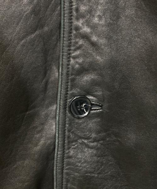 wilsons leather（ウィルソンズレザー）wilsons leather (ウィルソンズレザー) ライナー付レザーカーコート ブラック サイズ:XLの古着・服飾アイテム