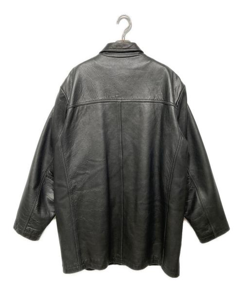 wilsons leather（ウィルソンズレザー）wilsons leather (ウィルソンズレザー) ライナー付レザーカーコート ブラック サイズ:XLの古着・服飾アイテム