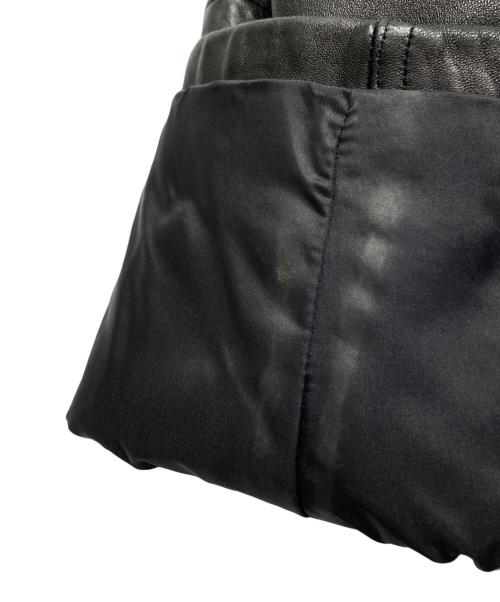 wilsons leather（ウィルソンズレザー）wilsons leather (ウィルソンズレザー) ライナー付レザーカーコート ブラック サイズ:XLの古着・服飾アイテム