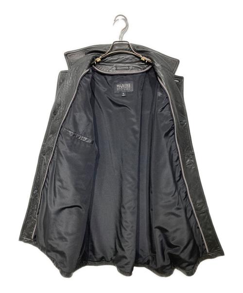 wilsons leather（ウィルソンズレザー）wilsons leather (ウィルソンズレザー) ライナー付レザーカーコート ブラック サイズ:XLの古着・服飾アイテム
