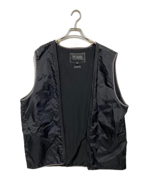 wilsons leather（ウィルソンズレザー）wilsons leather (ウィルソンズレザー) ライナー付レザーカーコート ブラック サイズ:XLの古着・服飾アイテム