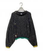 LOEWEロエベ）の古着「スパンコールニット」｜ブラック