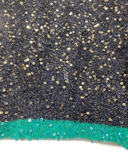 LOEWE（ロエベ）LOEWE (ロエベ) スパンコールニット ブラック サイズ:Sの古着・服飾アイテム