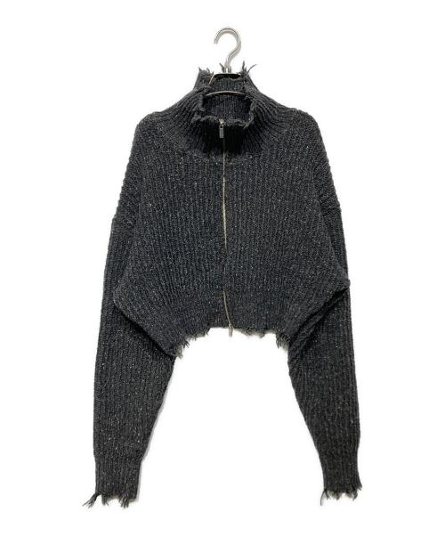 MAISON SPECIAL（メゾンスペシャル）MAISON SPECIAL (メゾンスペシャル) 2way Front Zip Knit Wear グレー サイズ:Freeの古着・服飾アイテム