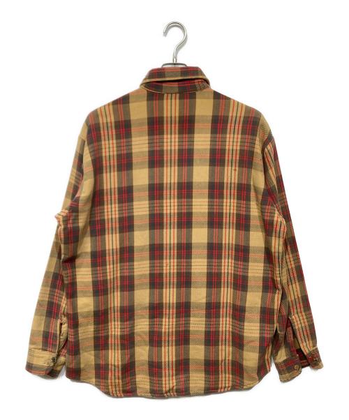 big mac（ビッグマック）big mac (ビッグマック) ヘビーチェックネルシャツ ブラウン×レッド サイズ:記載なしの古着・服飾アイテム