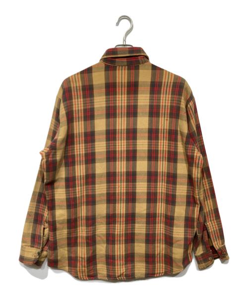 big mac（ビッグマック）big mac (ビッグマック) 70’S　ヘビーチェックネルシャツ ブラウン×レッド サイズ:記載なしの古着・服飾アイテム