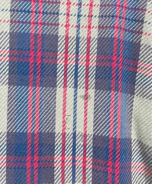 big mac（ビッグマック）big mac (ビッグマック) 70’S　ヘビーチェックネルシャツ ブラウン×レッド サイズ:記載なしの古着・服飾アイテム