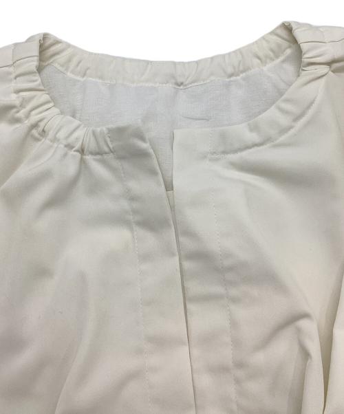 St.cecilia（セントセシリア）St.cecilia (セントセシリア) スフレスリーブワンピース ホワイト サイズ:Freeの古着・服飾アイテム