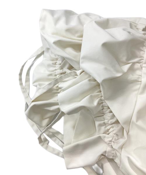 St.cecilia（セントセシリア）St.cecilia (セントセシリア) スフレスリーブワンピース ホワイト サイズ:Freeの古着・服飾アイテム