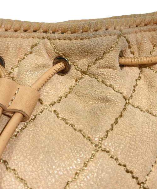 STELLA McCARTNEY（ステラマッカートニー）STELLA McCARTNEY (ステラマッカートニー) キルティング巾着ショルダーバッグ ピンクの古着・服飾アイテム